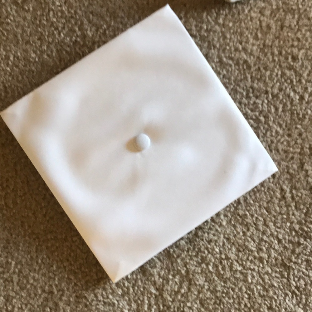 White graduation CAP